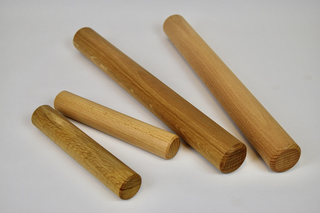 Mini Oak rolling pins made by David Stephenson in Hampshire 